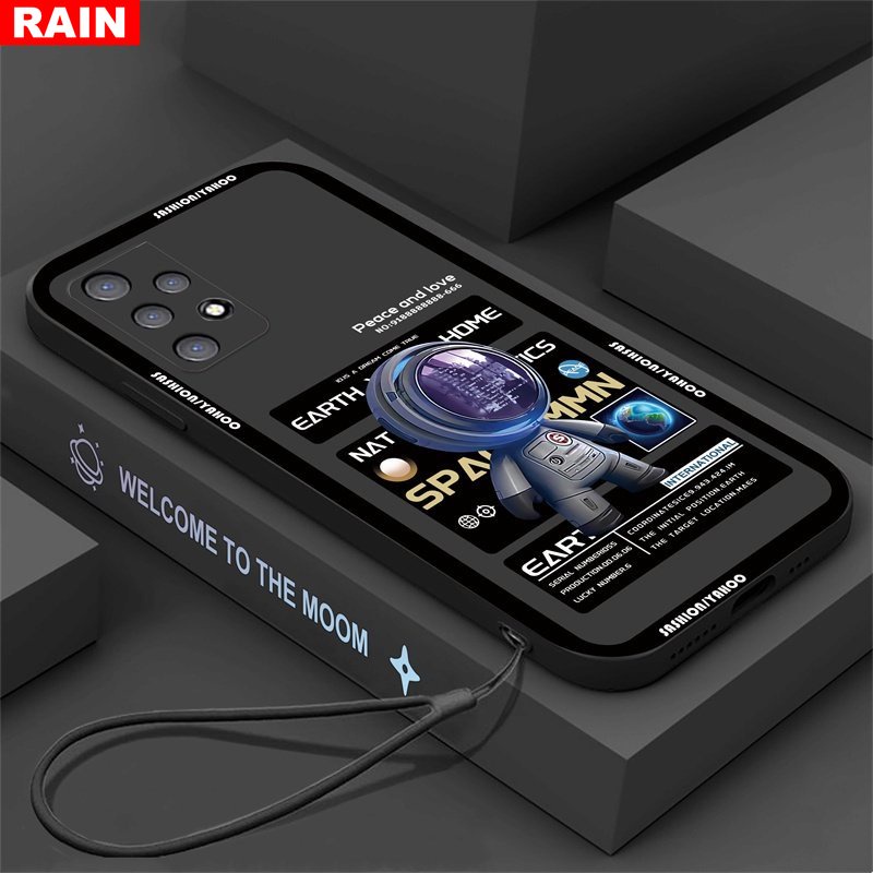 Ốp Điện Thoại Silicon Hình Phi Hành Gia Cho Samsung A04 / 13 / 03 / 03S / 53 / 73 / 33 / 23 / 22 / 21S / 51 / 10 / 30 / 50 / 5