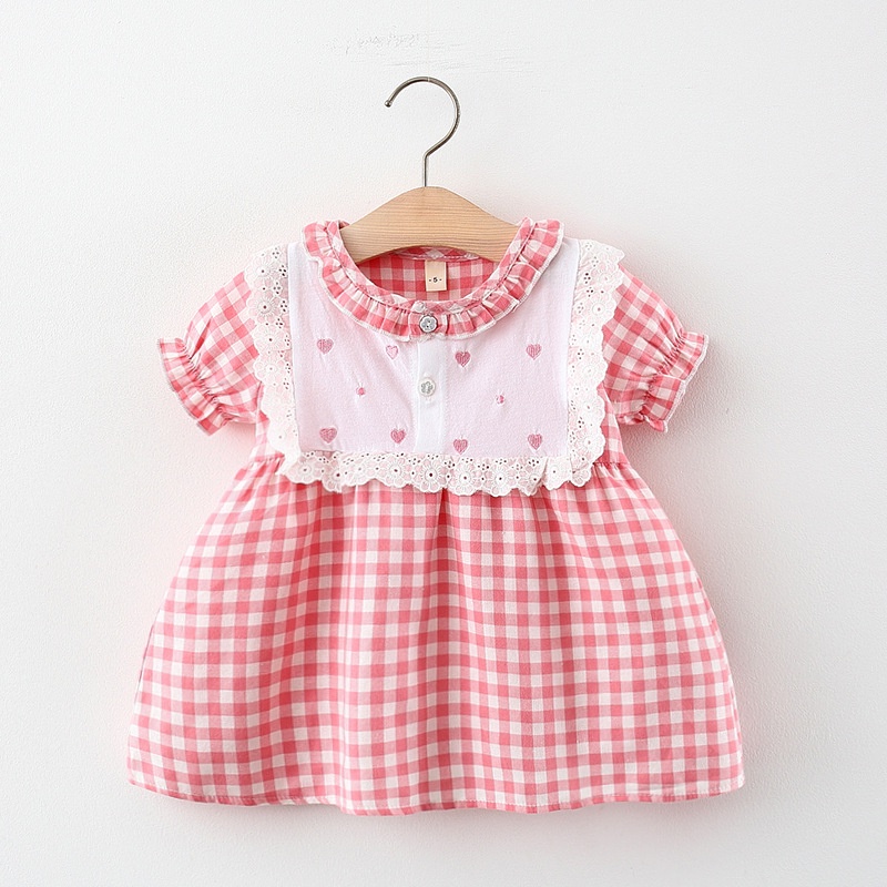 VN75 Size80-110 (4-18kg) Đầm bé gái 1 tuổi đến 3 tuổi Thời trang trẻ Em hàng quảng châu