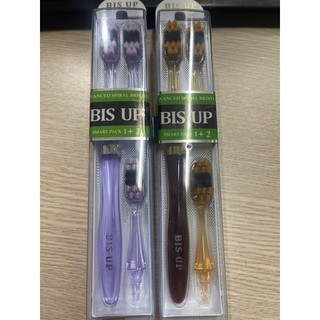 Bàn chải đánh răng 3 đầu thay - bis up - hàn quốc