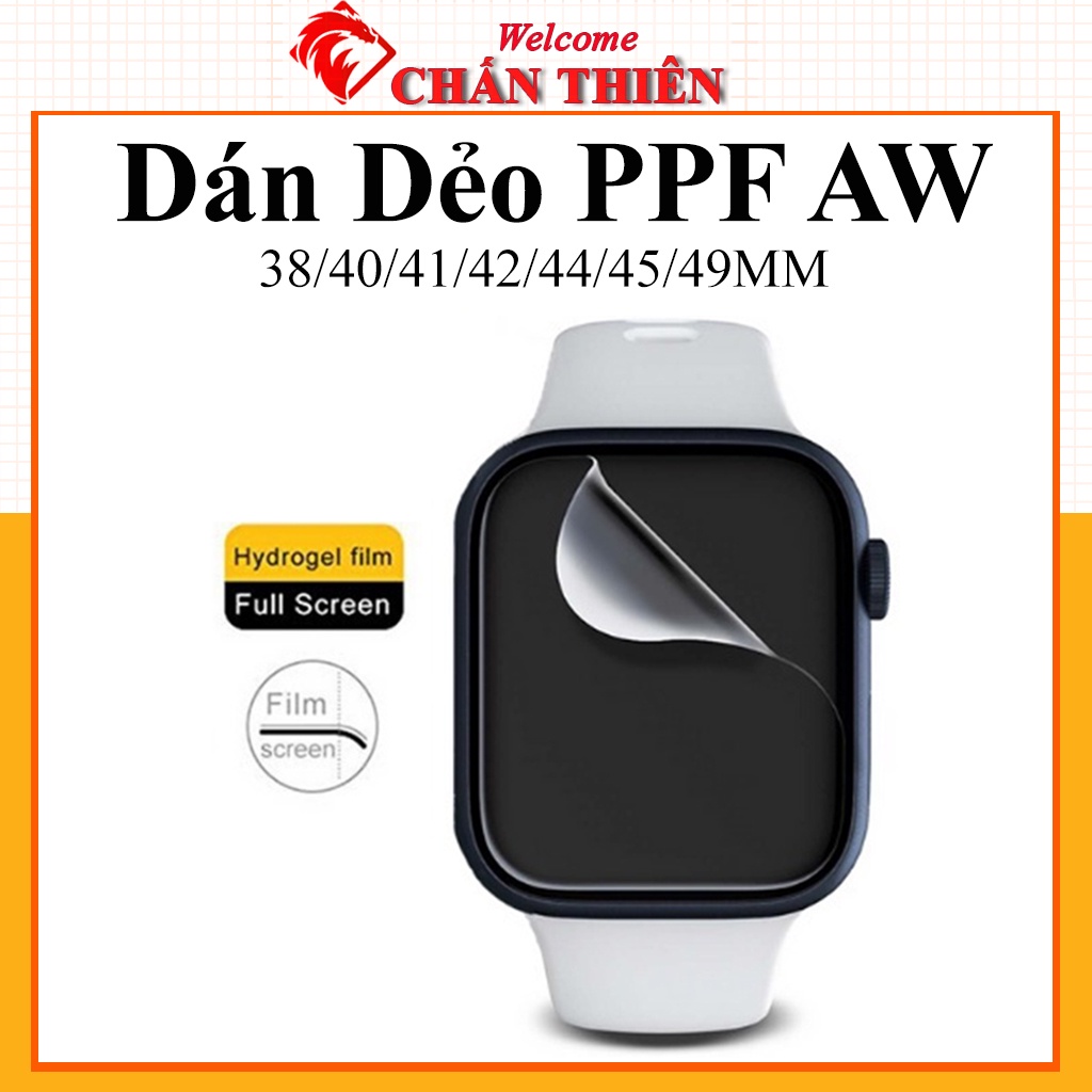 Miếng dán Ppf apple watch 38 40 41 42 44 45 49 mm Siêu Dẻo Chống Trầy Xước hiệu quả