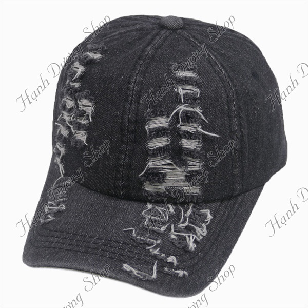 Nón jean bụi, mũ lưỡi trai jean, nón kết jean rách thời trang cá tính nhiều màu phù hợp cả nam và nữ