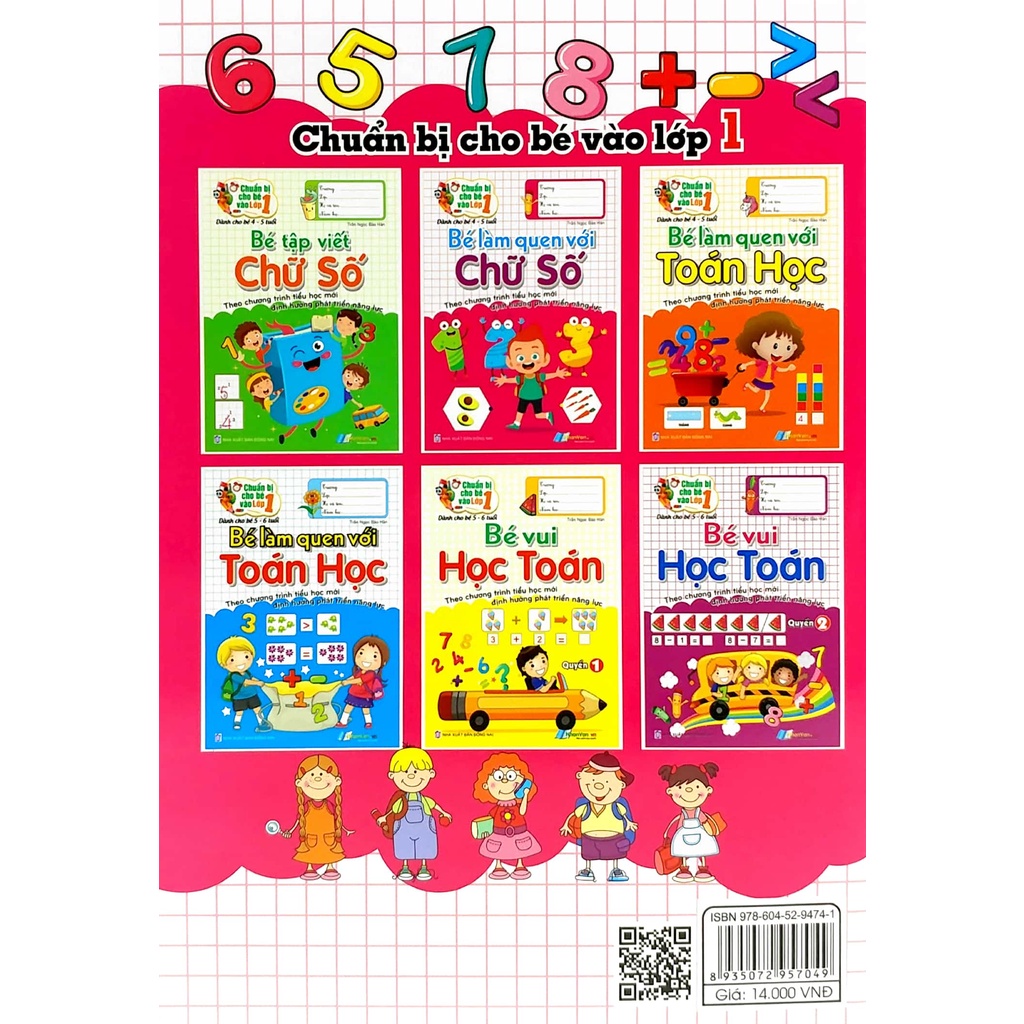 Sách Chuẩn Bị Cho Bé Vào Lớp 1 - Bé Làm Quen Với Chữ Số