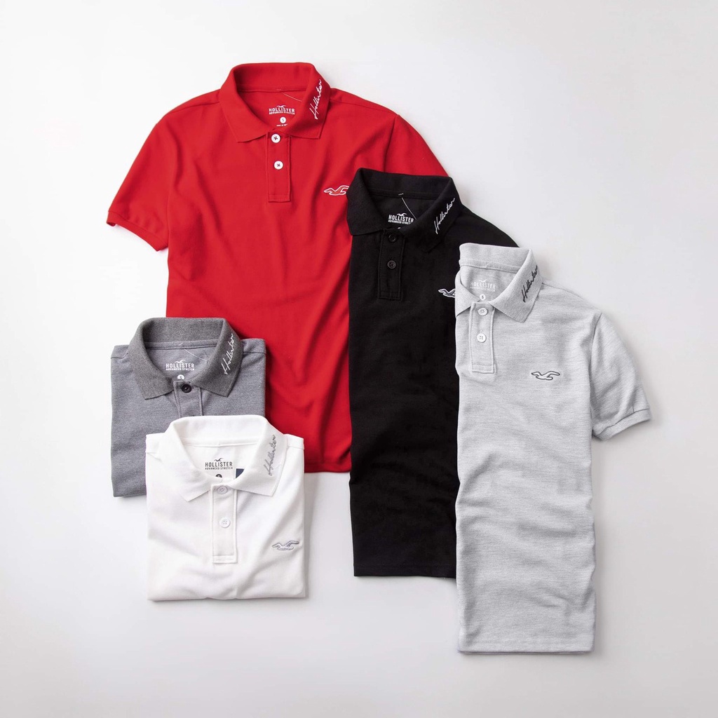 Áo thun polo Hollister Thời Trang Trẻ Trung, Phong Cách, Thoáng Mát, Thoải Mái