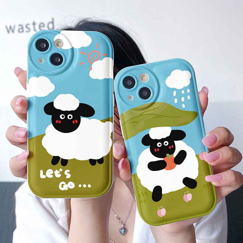 Ốp Điện Thoại Silicon TPU Mềm Có Đệm Khí Chống Sốc Cho iPhone 14 13 12 11 Pro Promax 6 6S 7 8 Plus X XR XSMax SE