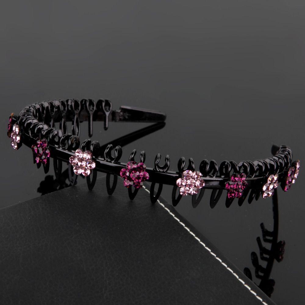 ANEMONE Băng Đô Cài Tóc Đính Hoa Phong Cách Retro Sang Trọng Cho Nữ