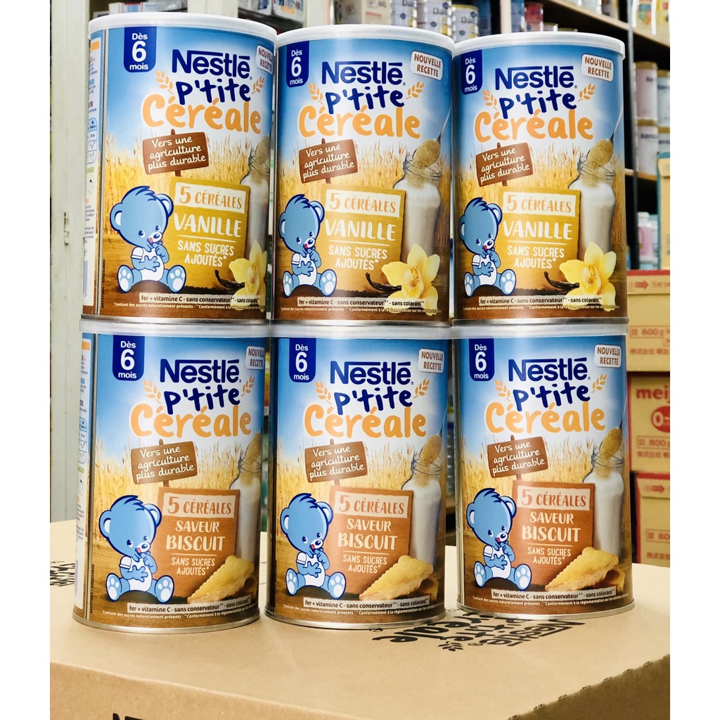(MẪU MỚI) Bột lắc sữa đủ vị Nestle 400gr - Pháp - Date 2024