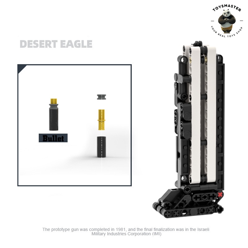 Đồ Chơi Lắp Ráp Kiểu Lego Súng Mô Hình Desert Eagle Black Ice PUBG CSGO Với 900+ Mảnh Ghép, Phiên Bản Của Kevin183