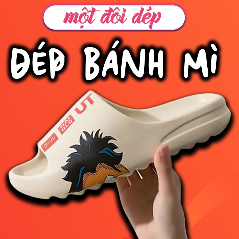 Dép Bánh Mì Quai Ngang Cao 3.5 CM Đế Chống Trơn Trượt Siêu êm Cao Cấp