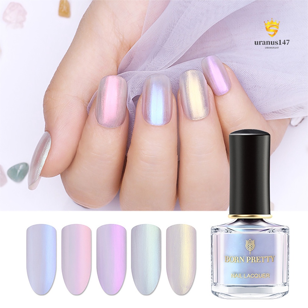 Sơn Móng Tay UR.T 7ml Màu Ánh Ngọc Trai Lấp Lánh Khô Nhanh Không Mùi Cho Nữ
