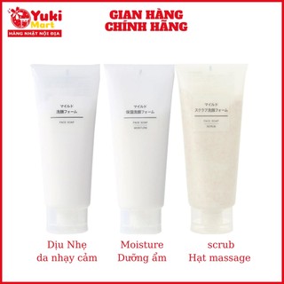 Sữa rửa mặt Muji face soap Nhật Bản