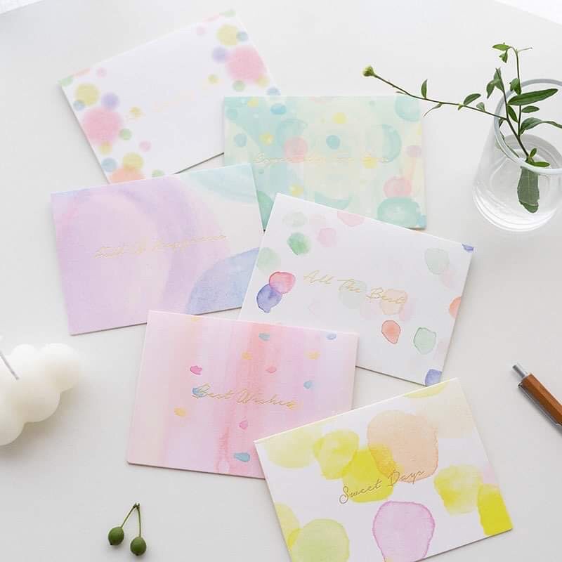 Thiệp sinh nhật, cảm ơn, giáng sinh kích thước 15x10,5cm