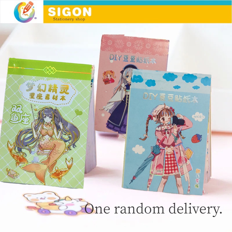 Set 24 Sticker Dán Trang Trí Album Ảnh DIY Sáng Tạo