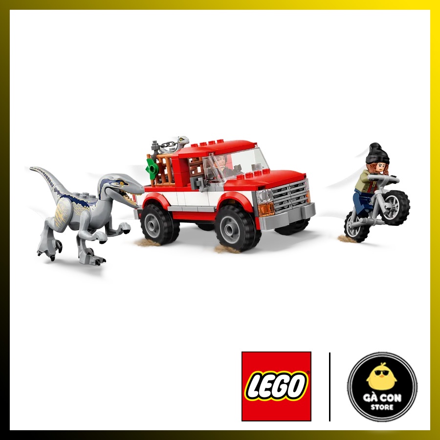 LEGO JURASSIC WORLD 76946 Truy Bắt Khủng Long Velociraptor Blue & Beta
