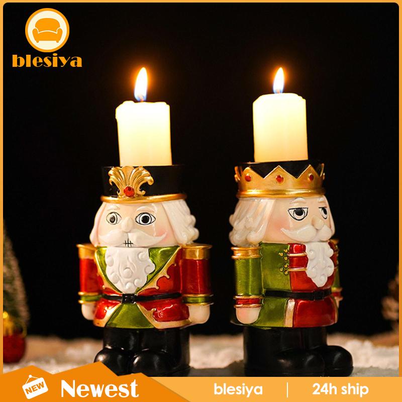 [Blesiya] Tượng Nutcracker Giáng Sinh Truyền Thống Trang Trí Nhà Cửa Để Bàn