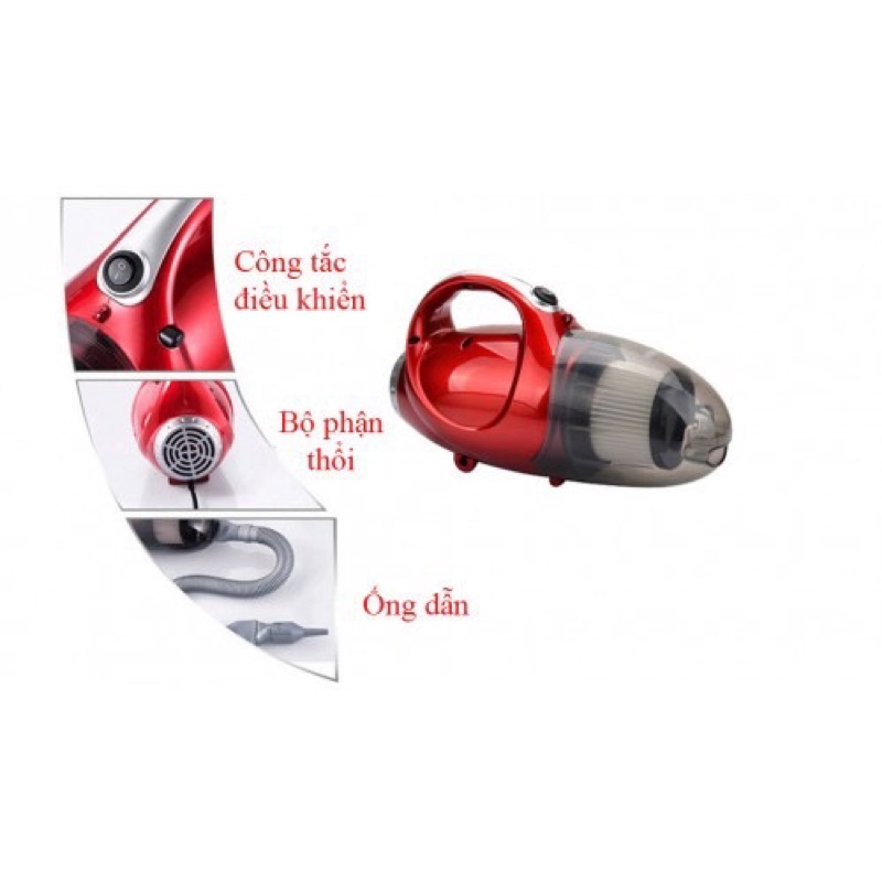 Máy hút bụi cầm tay 2 chiều Hút và thổi Vacuum Cleaner JK8. BH 12 tháng, may hut bui cam tay JK8 -FUJIKA