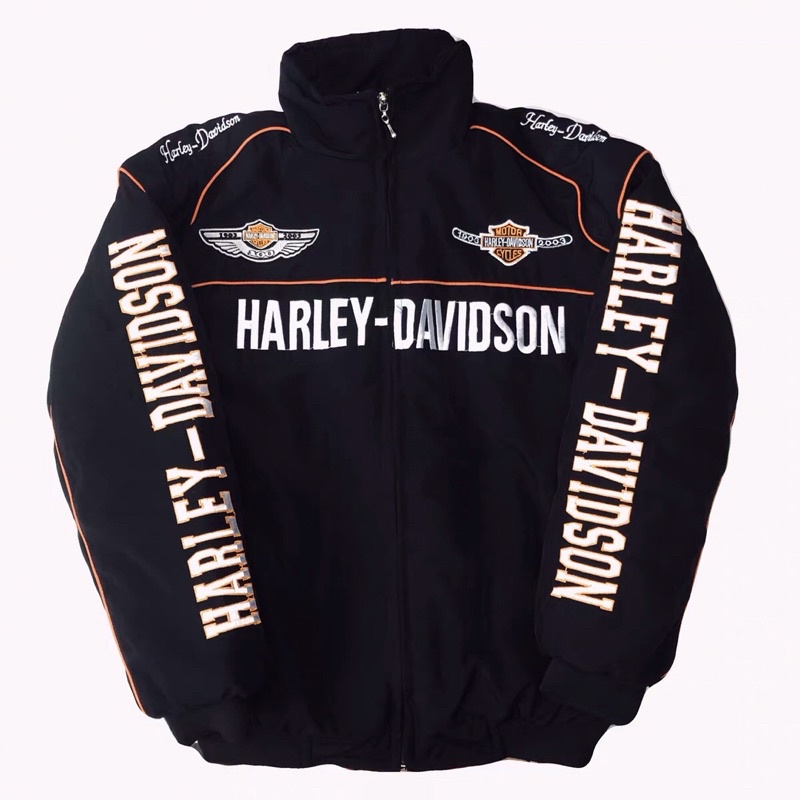 Áo khoác gió bomber varsity đua xe F1 thêu chữ Harley Davidson cản gió unisex siêu đẹp ❤️