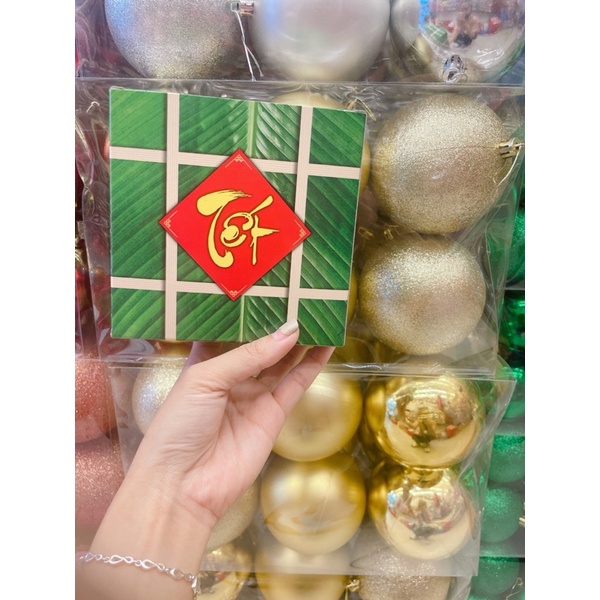 Mô hình bánh chưng, bánh tét, dưa hấu trang trí Tết 2024 | Phụ kiện trang trí