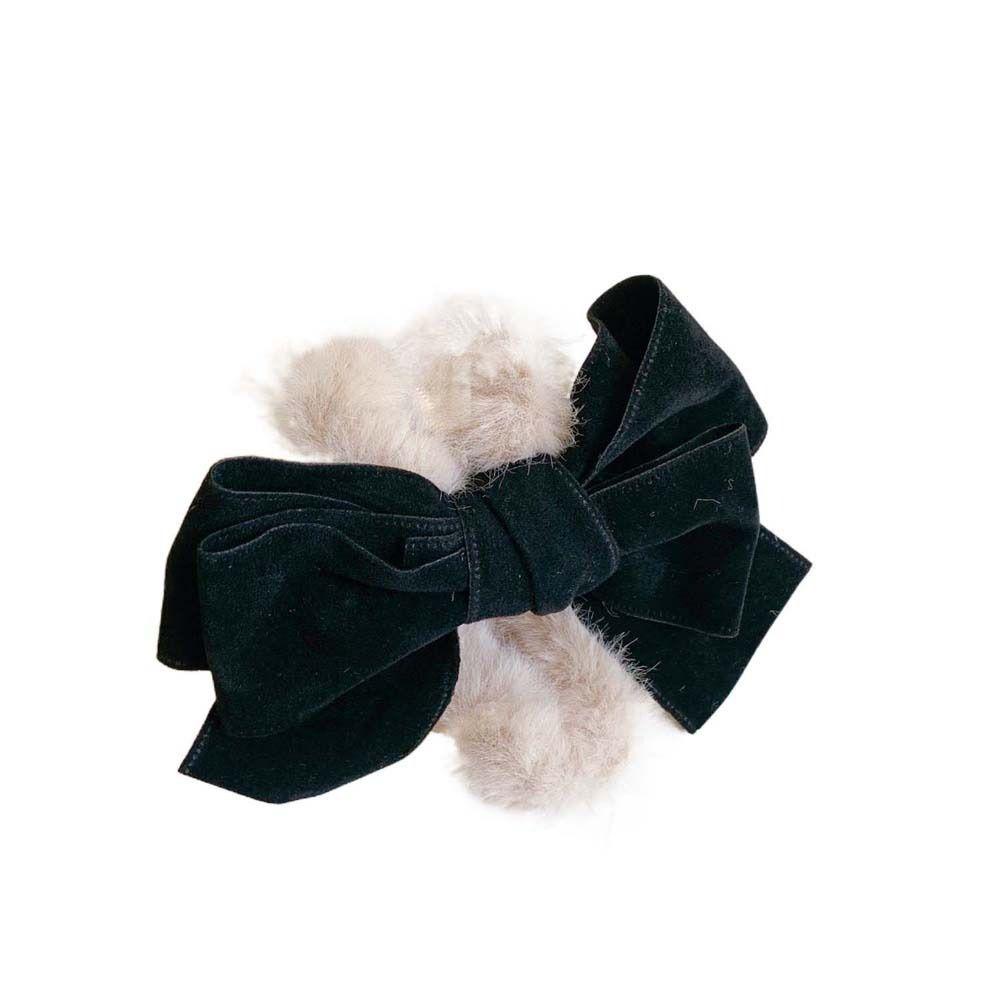 Kẹp Tóc Hình Cá Mập Phủ Lông Phong Cách Hàn Quốc Thanh Lịch Dành Cho Nữ