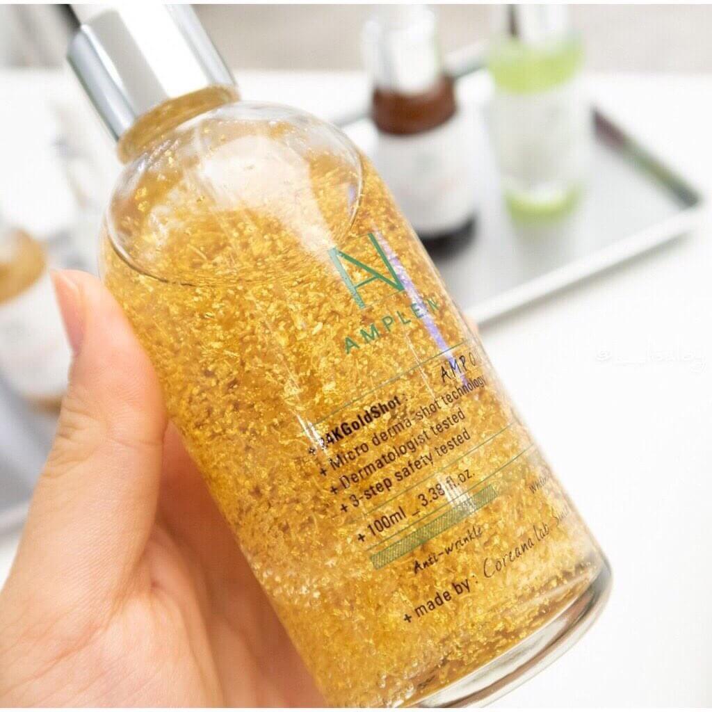 Tinh Chất Vàng AMPLE:N amplen 24K GoldShot Gold Shot Ampoule 100ml