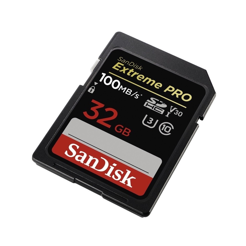 Thẻ nhớ máy ảnh SanDisk Extreme PRO SDXC 32GB UHS-I Speed Class 3 Upto 100MB/s