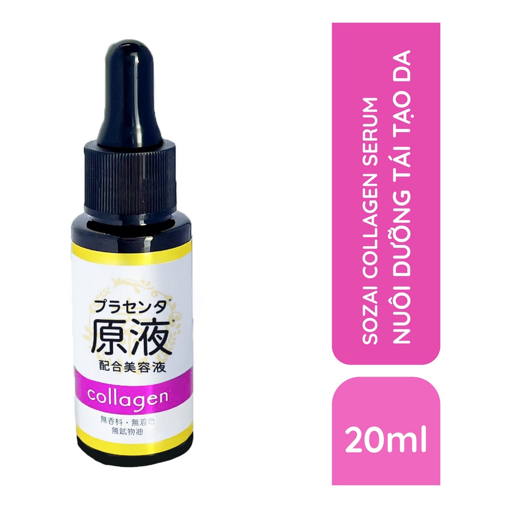 Tinh Chất Dưỡng Da Sozai Farm Nhật Bản Collagen 20ml