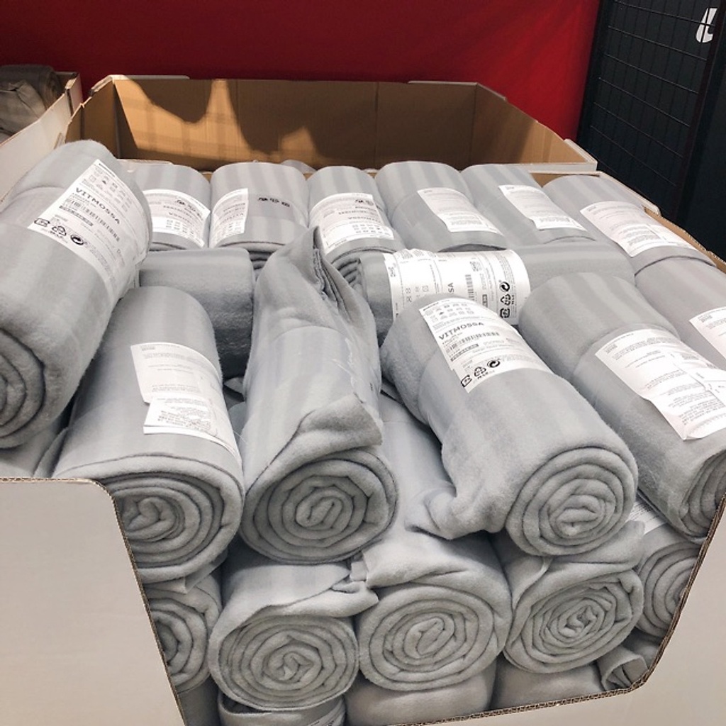 Chăn Ngủ Văn Phòng Chăn Du Lịch Giữ Ấm Màu Trơn Cho Nam Cao Cấp - Kích  Thước- Hàng Chính Hãng MINIIN