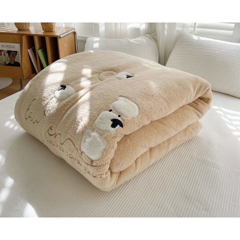 Chăn lông cừu bông xơ đậu nành