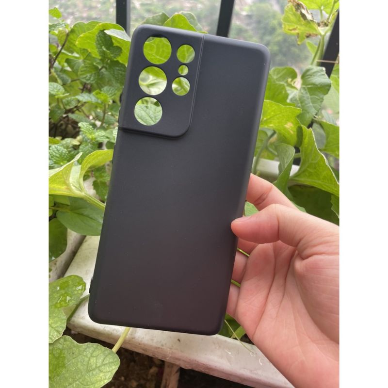 Ốp lưng dẻo nhám màu đen cho samsung S21/S21 plus/S21 ultra Silicon chống bẩn cao cấp