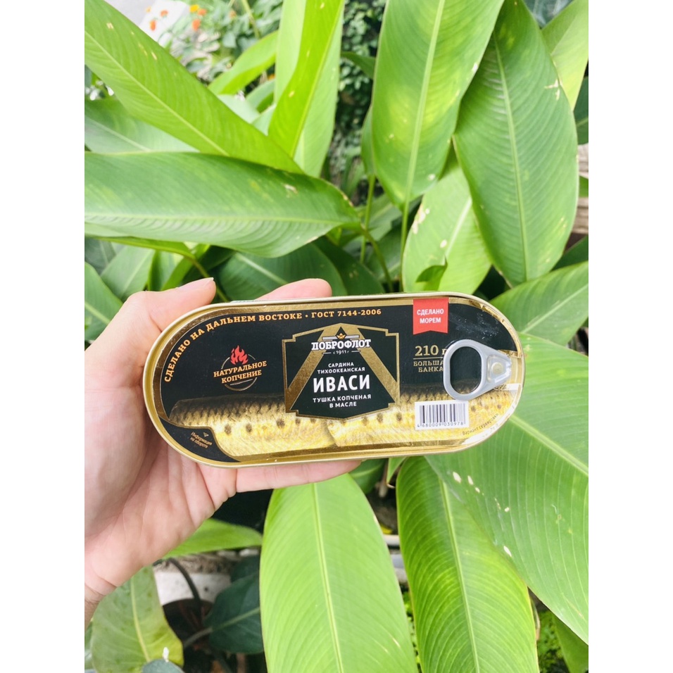 Cá mòi Nga hun khói 210g