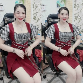 Sét đầm kèm quần đùi dễ thương. tch65
