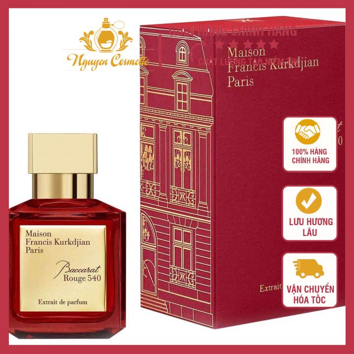 Nước Hoa maison francis kurkdjian baccarat rouge 540 extrait de parfum ĐẲNG CẤP