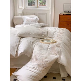 Set Chăn Ga Gối Lụa Satin Thêu (Set 7 món)