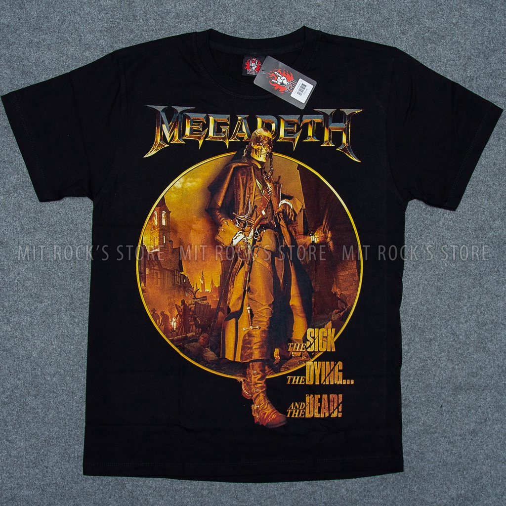 Áo Megadeth  - Rock band tee - Áo Rock - Size S, M, L, XL, XXL - Áo Thái Lan