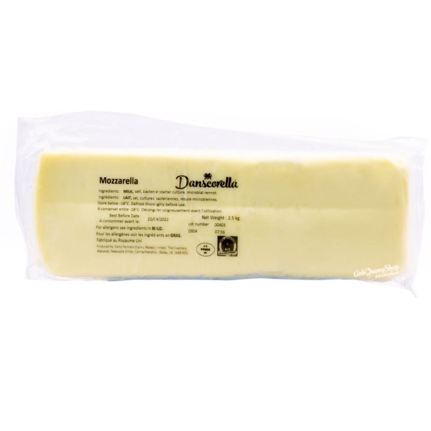 phomai mozzarella Anh 2.5kg