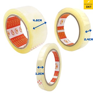  Băng keo trong 1,2cm 2,4cm 4.8cm băng keo nhỏ 12mm 25mm 50mm ĐẠT CHUẨN 