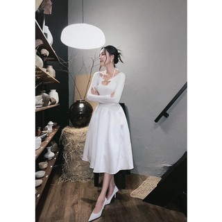SET GỒM ÁO VÀ CHÂN VÁY XOÈ SANG CHẢNG
