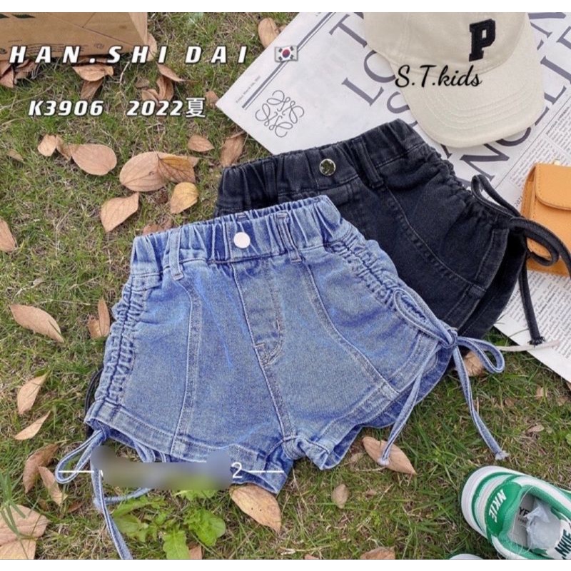 Quần Jean Đùi Bé Gái Dáng Xòe/ Quần Bò giả váy bé gái