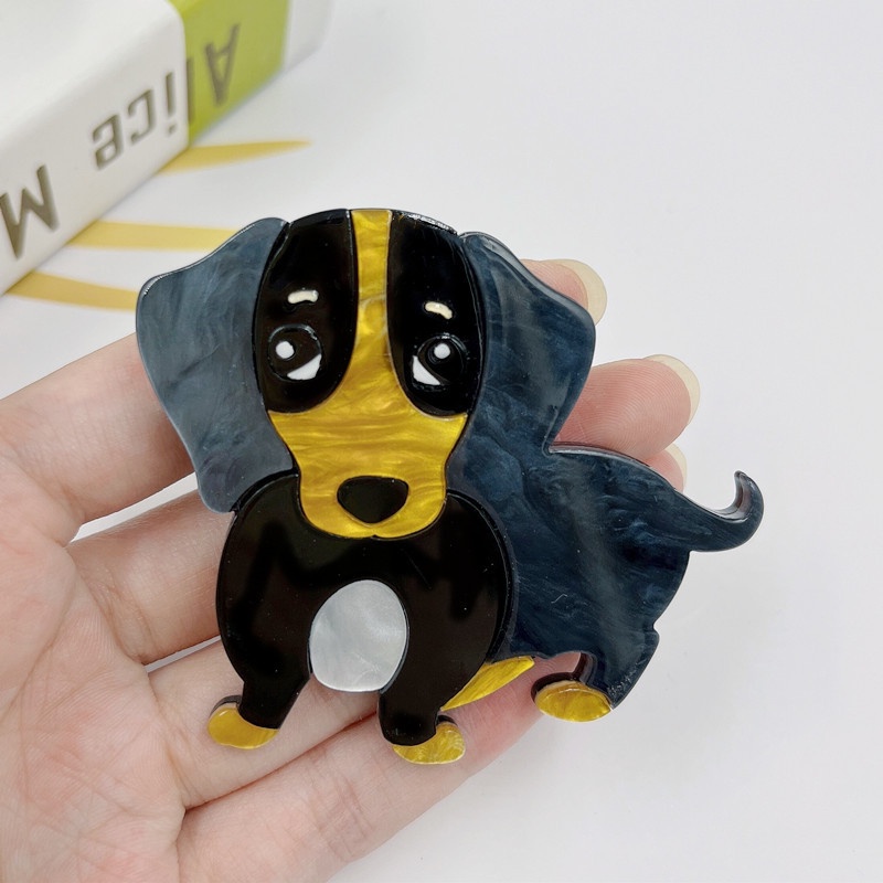 Trâm Cài Áo Hình Chú Chó Hoạt Hình Dễ Thương