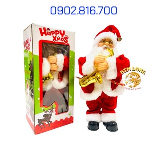 Đồ chơi ông già Noel thổi kèn phụ kiện trang trí Noel - quà tặng dịp lễ Giáng sinh