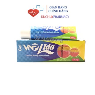 VNP LIDA - GIÚP VẾT THƯƠNG NHANH LIỀN DA - Tuyps 10g