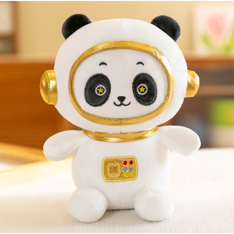 Gấu bông gấu trúc phi hành gia G25B3a gối ôm 25cm thú nhồi bông dễ thương