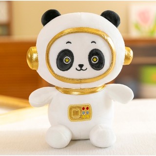 Gấu bông gấu trúc phi hành gia G25B3a gối ôm 25cm thú nhồi bông dễ thương