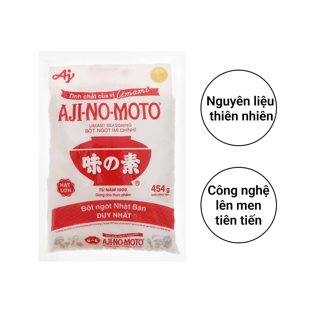 Bột ngọt hạt lớn Ajinomoto gói 454g