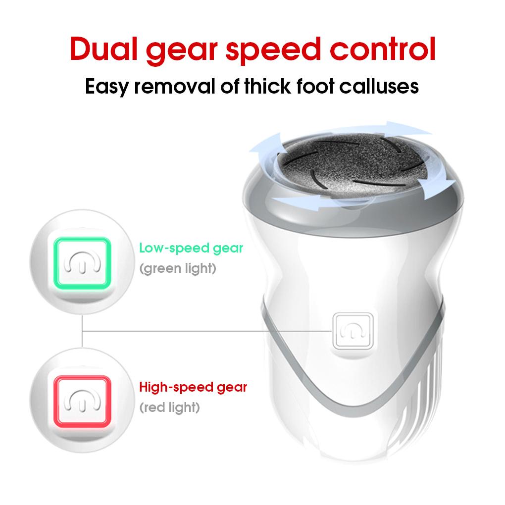 Máy Tẩy Da Chết Gót Chân Bằng Điện Chuyên Nghiệp Có Thể Sạc Lại
