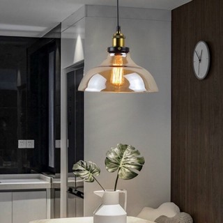 Đèn thả cao cấp decor chao thủy tinh t096