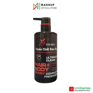 [HCM]Gel Tắm Gội 2 in 1 Z9 For Men 300g - Hương Thơm Nam Tính, Sạch Gàu Mát Lạnh