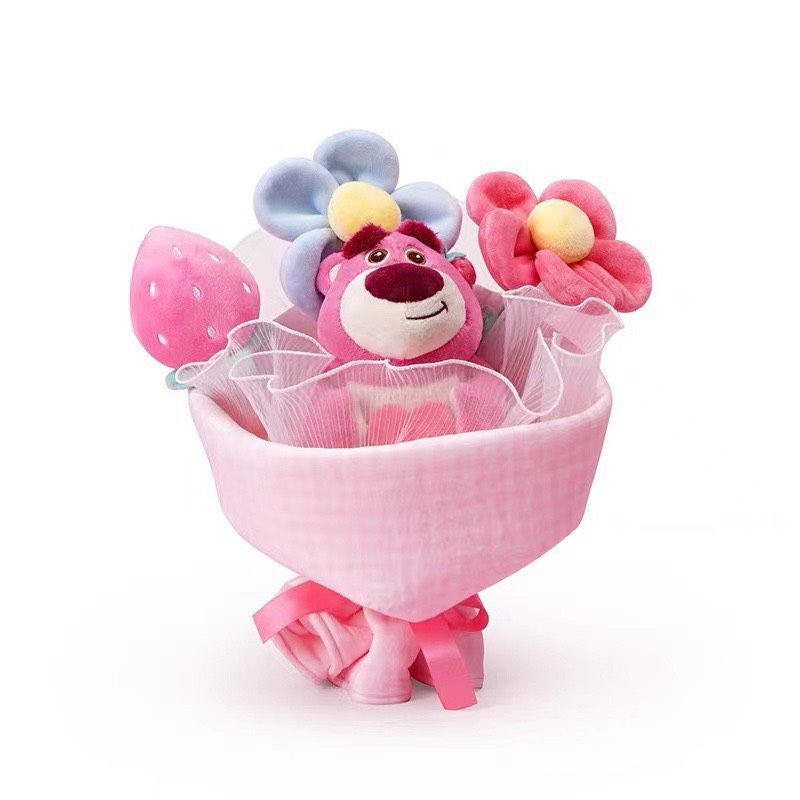 Hộp quà tặng bó hoa Gấu dâu chính hãng Disney