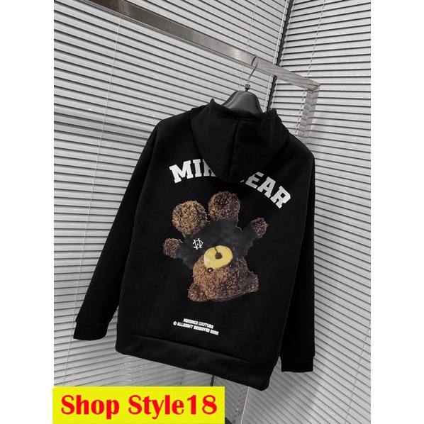 Áo hoodie nỉ, áo khoác Gấu Hàng Cao Cấp MIKEBEAR