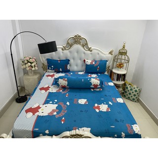 Bộ Ga Thun Hàn Quốc Kitty