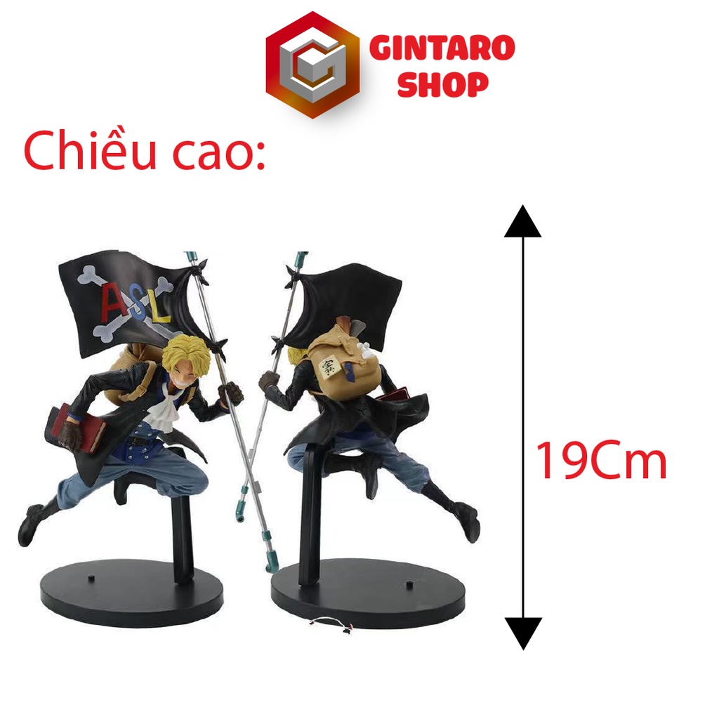 Mô hình One Piece Luffy Ace Sabo cực kỳ nét và chi tiết, Mô hình nhân vật bộ 3 anh em Luffy Ace Sabo ASL GINTARO SHOP